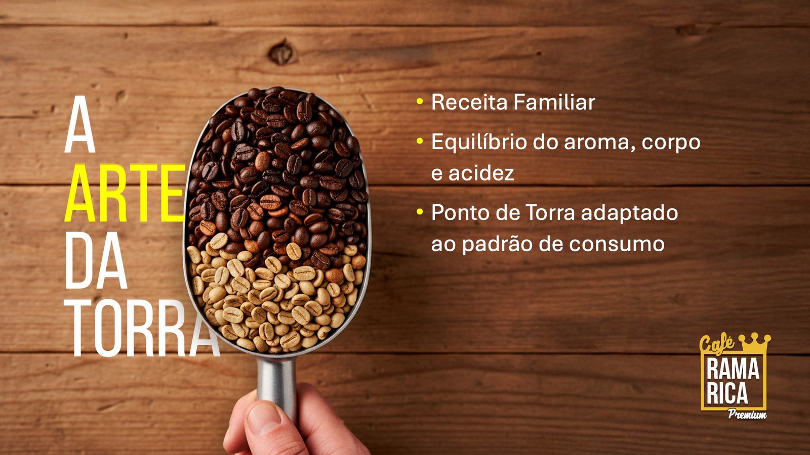 Níveis de Torra de Cafés Rama Rica