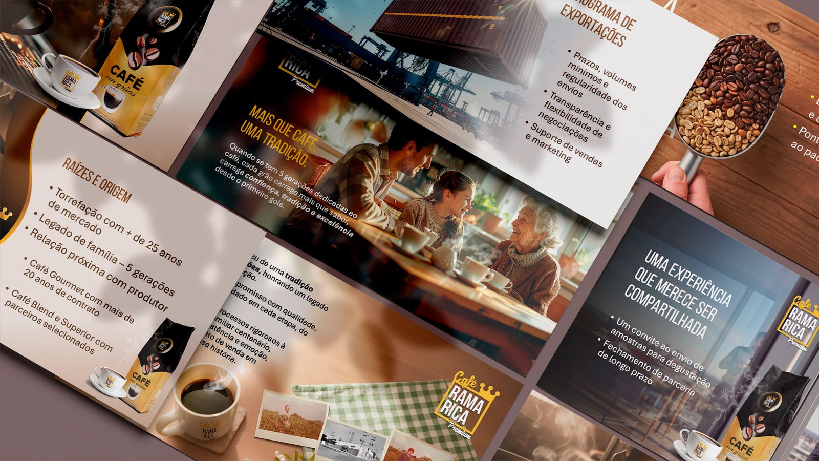 Slides de Apresentação Comercial Rama Rica