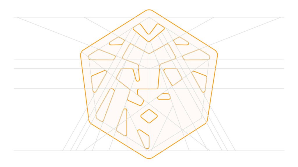 Wireframe de Logotipo Rey Colombo